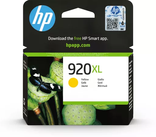 HP CD974AE/920XL Ink cartridge yellow high-capacity, 700 pages ISO/IEC 24711 6ml for HP OfficeJet 6000