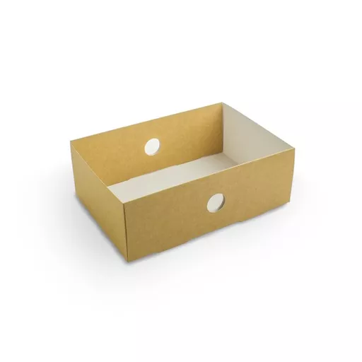 VEGWARE PLATTER BOX QUARTER INSERT - (1X50)