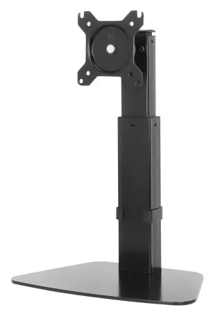 Manhattan TV & Monitor Mount (Gas Spring), Desk, Tilt/Swivel/Rotation/Height, 1 screen, Screen Sizes: 10-27", Black, Stand Assembly, VESA 75x75 to 100x100mm, Max 8kg, Lifetime Warranty