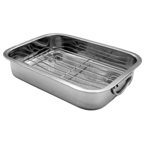 38cm Stainless Steel Roaster and Rack