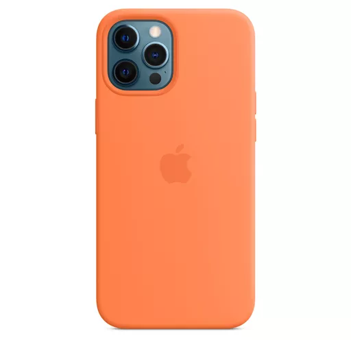 Apple iPhone 12 Pro Max Silicone Case with MagSafe - Kumquat