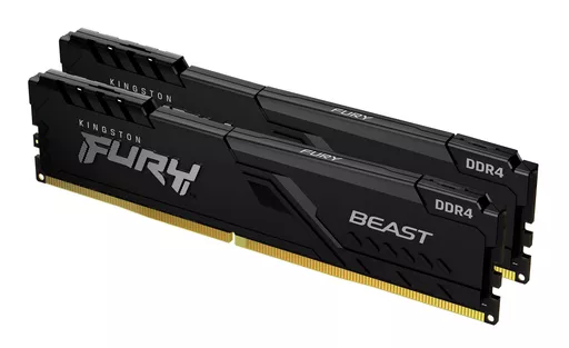 Kingston Technology FURY 32GB 3200MT/s DDR4 CL16 DIMM (Kit of 2) 1Gx8 Beast Black