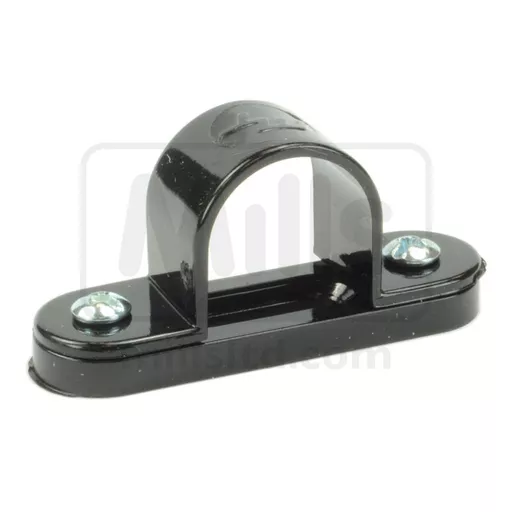 Marshall-Tufflex Round PVC Conduit Space Bar Saddle - Black