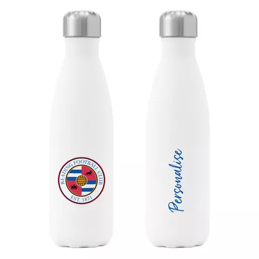 Reading FC Crest Insulated Water Bottle - White
