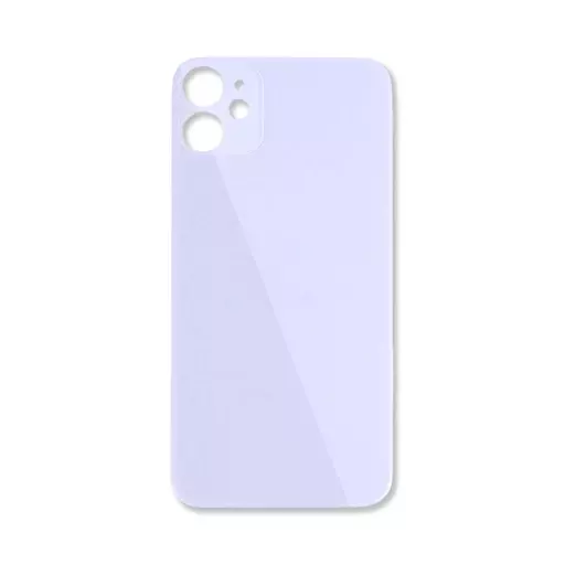 Back Glass (Big Hole) (No Logo) (Purple) (CERTIFIED) - For iPhone 12