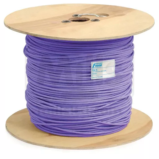 Fusion CAT6 UTP 1/0.53CU LS0H Euroclass Dca Cable 500m Drum