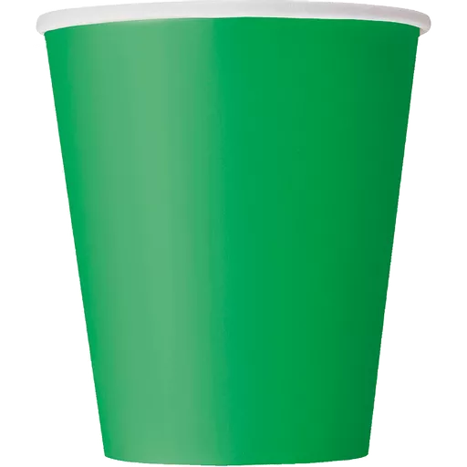 Emerald Green Paper Cups