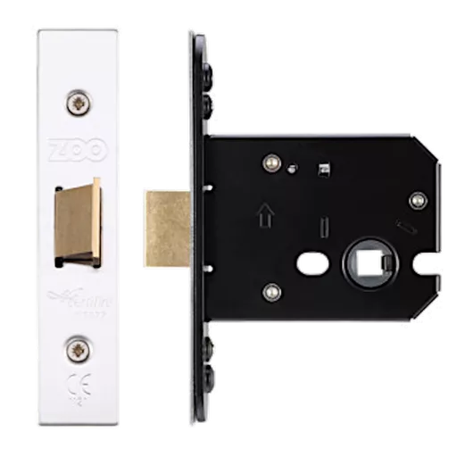 ZOO Flat Latch 76mm C/W Stainless Steel Forend & Strike ZUKF76SS