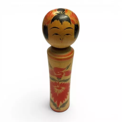 Small Japanese Kokeshi Wooden Doll