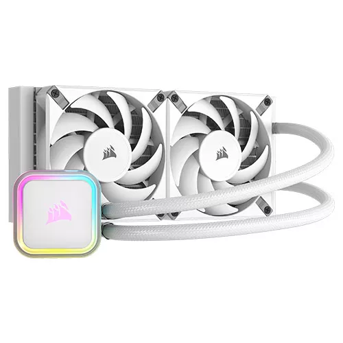 Corsair iCUE H100i RGB ELITE 240mm Cooler White