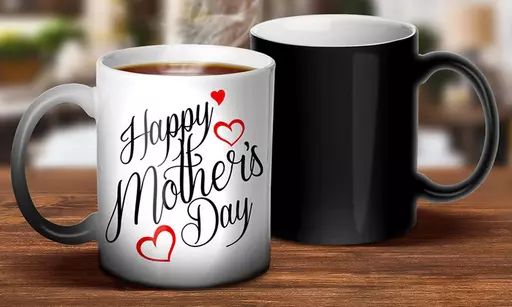 'Happy Mothers Day' Personalised Magic Heat Mug - Add Message