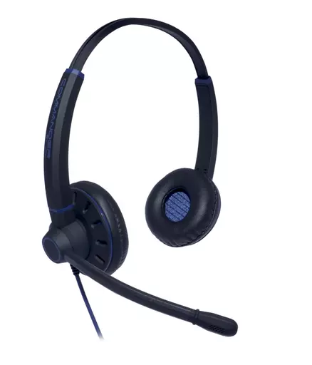 JPL Commander-PB V2 Headset Wired Head-band Office/Call center Black, Blue