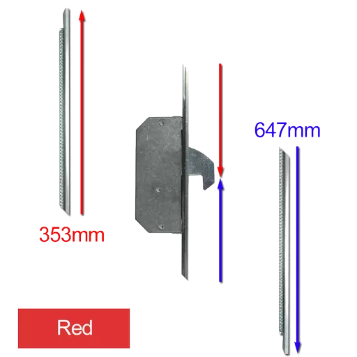 ASEC Modular Repair Lock Locking Point Extensions (UPVC Door) - 2 Hook
