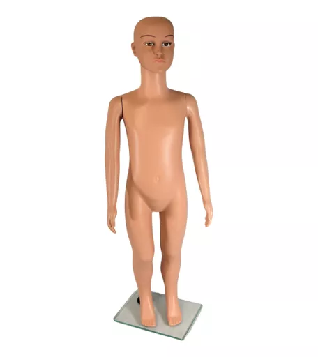 Age 6 - 7 Skintone Child Mannequin - Realistic face