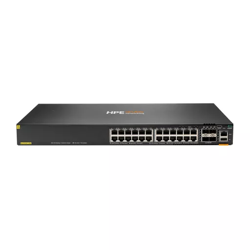 HPE Aruba Networking CX 6200F 24G Class-4 PoE 4SFP+ 370W Switch