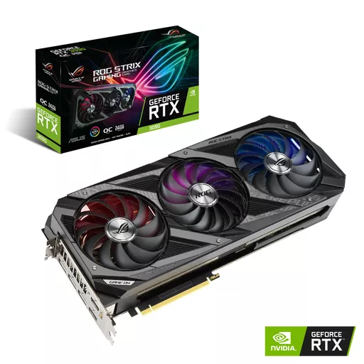 ASUS ROG -STRIX-RTX3090-O24G-GAMING NVIDIA GeForce RTX 3090 24 GB GDDR6X