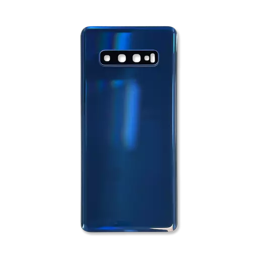 Back Cover (CERTIFIED - Aftermarket) (Prism Blue) (No Logo) - For Galaxy S10+ (G975)