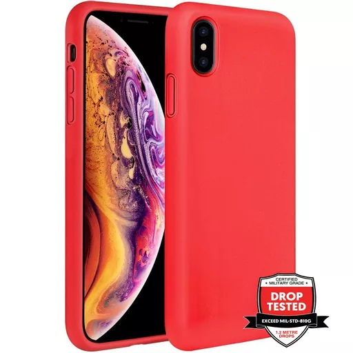 Silicone for iPhone XS/X - Red