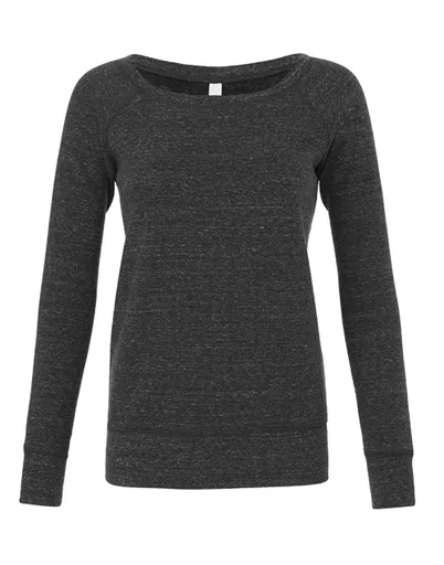 Women's Sponge Fleece Wide Neck Sweatshirt