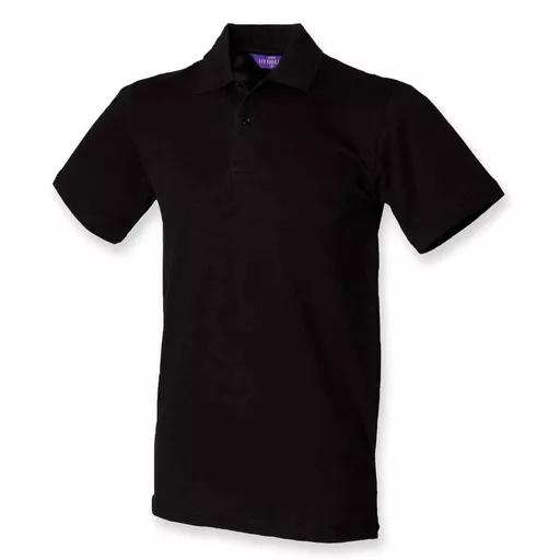 Henbury Unisex Stretch Cotton Piqu Polo Shirt