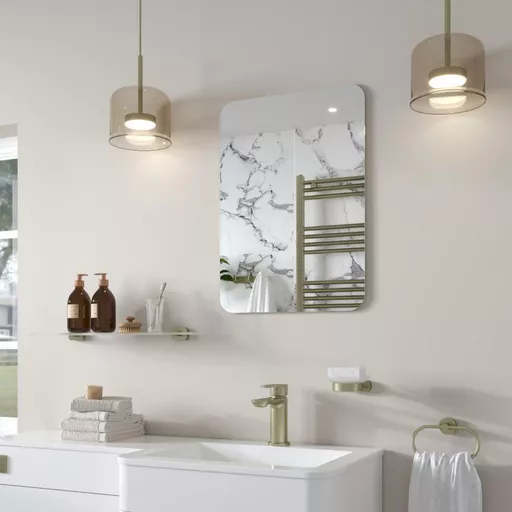 Verzino 700x500mm Square Plain Mirror