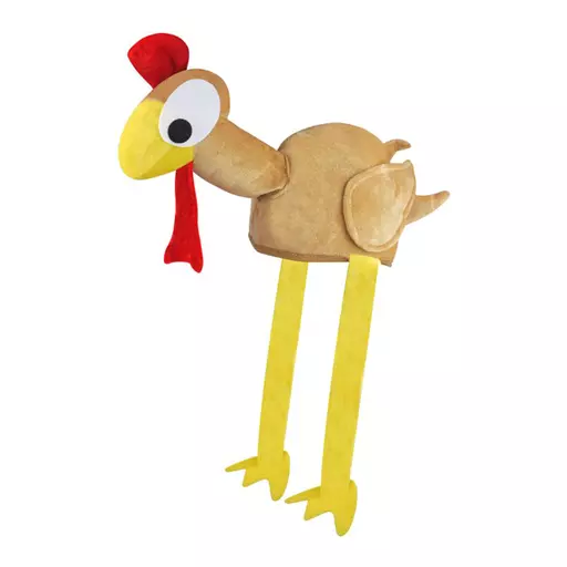 Turkey Hat with Legs - Adult