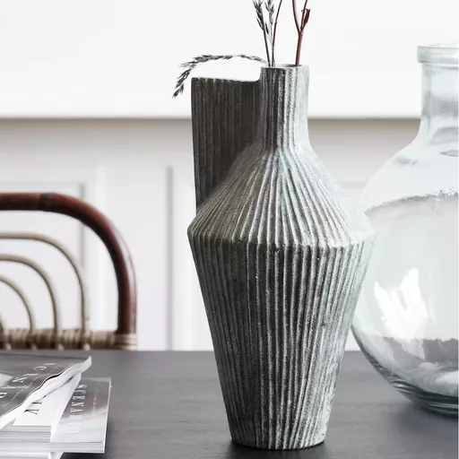 Vase, Cleo, Antique gold