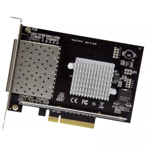 StarTech.com Quad Port 10G SFP+ Network Card - Intel XL710 Open SFP+ Converged Adapter - PCIe 10 Gigabit Ethernet Server NIC - 10GbE Fiber Optic LAN Card - Dell PowerEdge HPE ProLiant