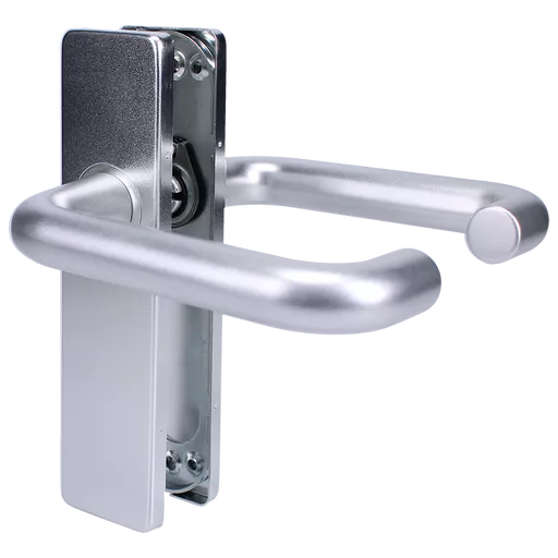 ZOO Return To Door Lever Handle On Latch Backplate FD30/60