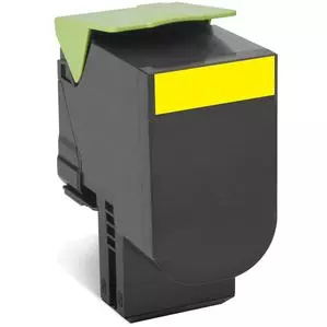 Lexmark 80C2HY0/802HY Toner-kit yellow return program, 3K pages ISO/IEC 19798 for Lexmark CX 410/510