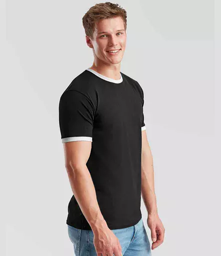 Fruit of the Loom Contrast Ringer T-Shirt
