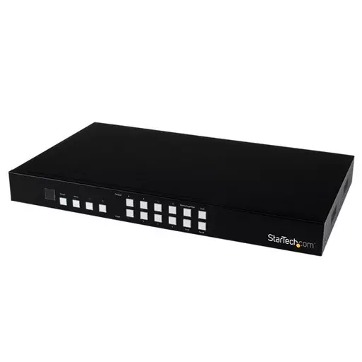 StarTech.com 4x4 HDMI Matrix Switch with Picture-and-Picture Multiviewer or Video Wall
