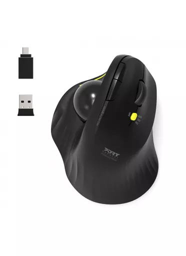 Port Designs 900719 mouse Office Right-hand RF Wireless + Bluetooth Optical 1600 DPI