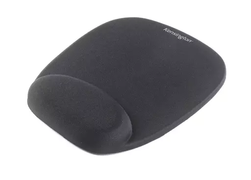 Kensington Foam Mouse Pad with Integrated Wrist Support - Black