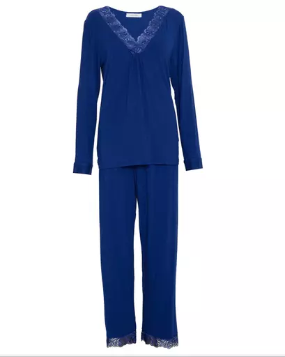 Cyberjammies Nora Rose Navy Pyjamas 2.png