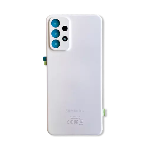 Back Cover w/ Camera Lens (Service Pack) (White) - For Galaxy A23 5G (A236)