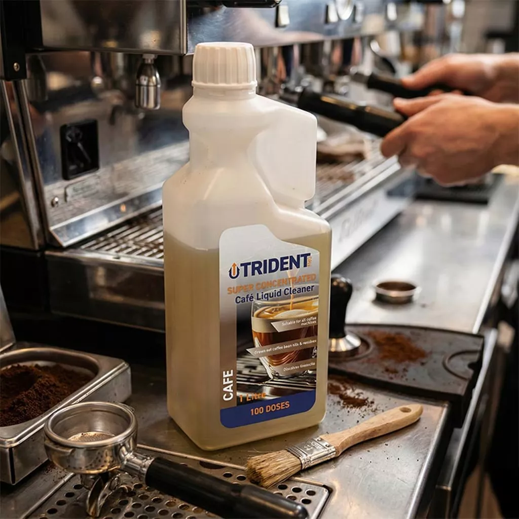 Trident Pro caf&eacute; cleaning products