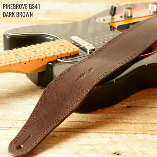 GS41 Standard Leather Guitar Strap