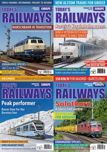 Today's Railways Europe 12-issue Subscription