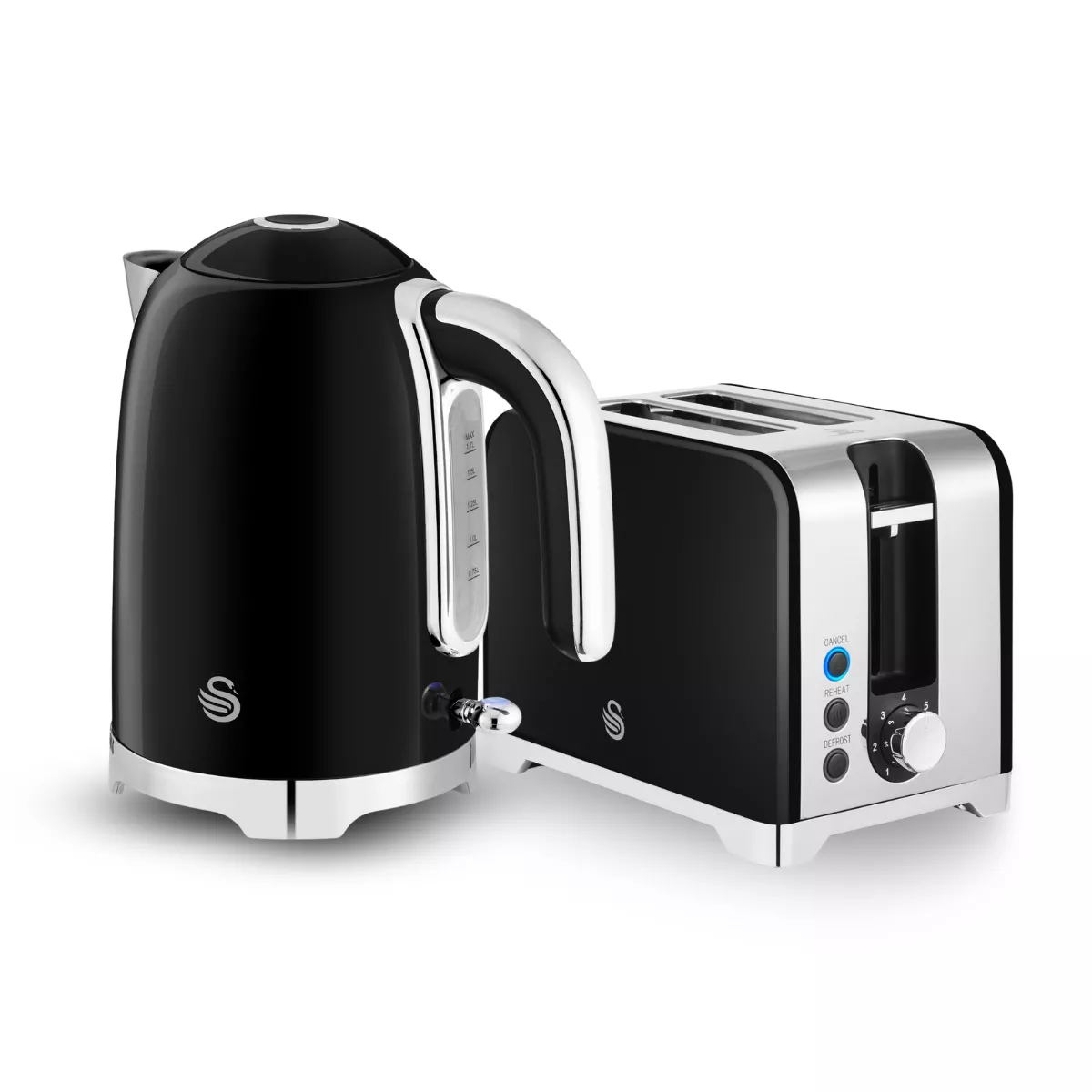 Solace 2-Slice Toaster & Cordless Jug Kettle Bundle