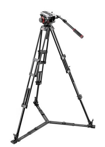 Manfrotto 504 Fluid Video Head & 546GB Alu Twin Leg Tripod