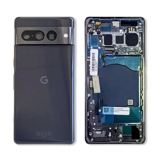 Back Housing (Service Pack) (Obsidian) - For Google Pixel 7 Pro (GP4BC, GE2AE)