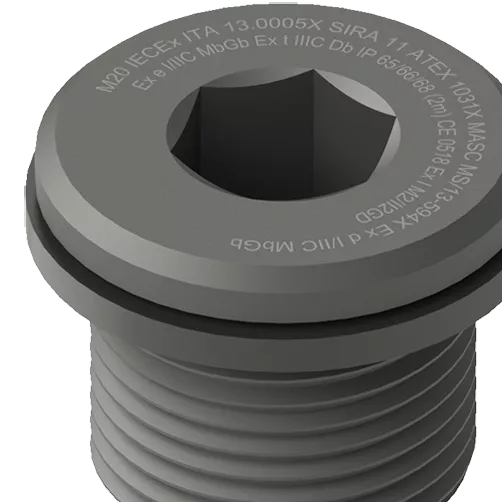 Metric Hazardous Non-Metallic Plugs