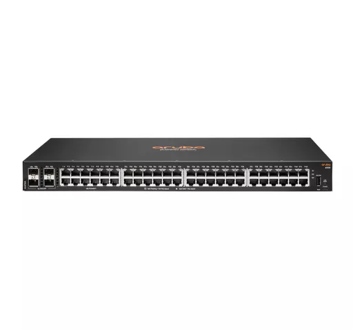 HPE Aruba Networking Aruba 6100 48G 4SFP+ Managed L3 Gigabit Ethernet (10/100/1000) 1U Black