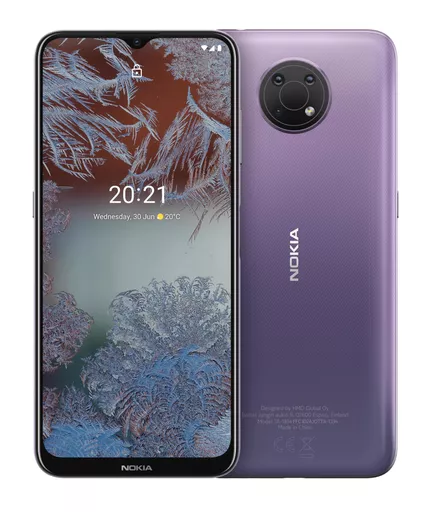 Nokia G G10 smartphone Scandinavian design, Dual SIM, RAM 3GB, ROM 32GB, up to 3 days battery life, improved 6.5" display, triple camera with AI modes, Android 11 - Purple