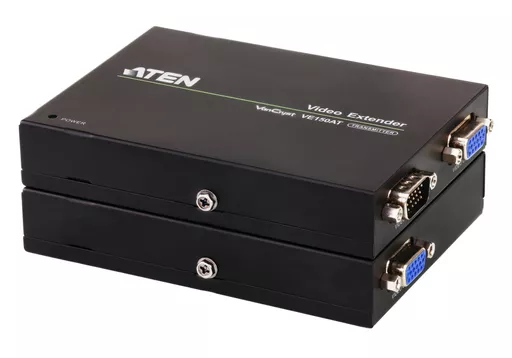 ATEN VE150A AV extender AV transmitter & receiver Black