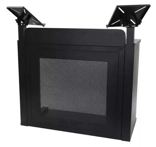 Equinox Event Booth - Foldable DJ Booth - Black