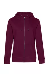 Women's Queen Zipped Hooded Sweat