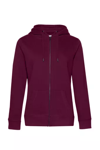 Women's Queen Zipped Hooded Sweat