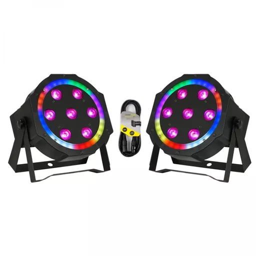 Equinox Eclipse LED Par Twin Pack Bundle